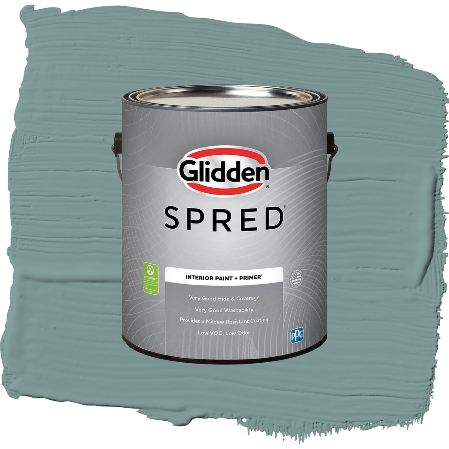 Spred Green Granite Interior Paint + Primer Semi Gloss , 1 Gallon