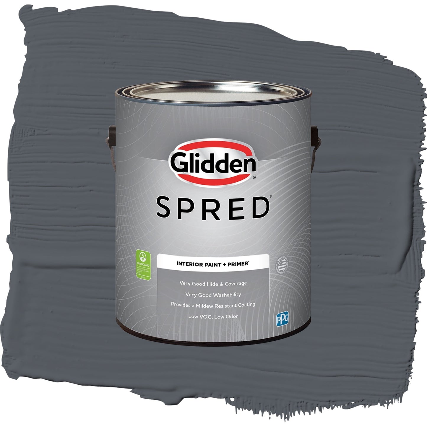 Spred Moody Sky Interior Paint + Primer Semi Gloss , 1 Gallon