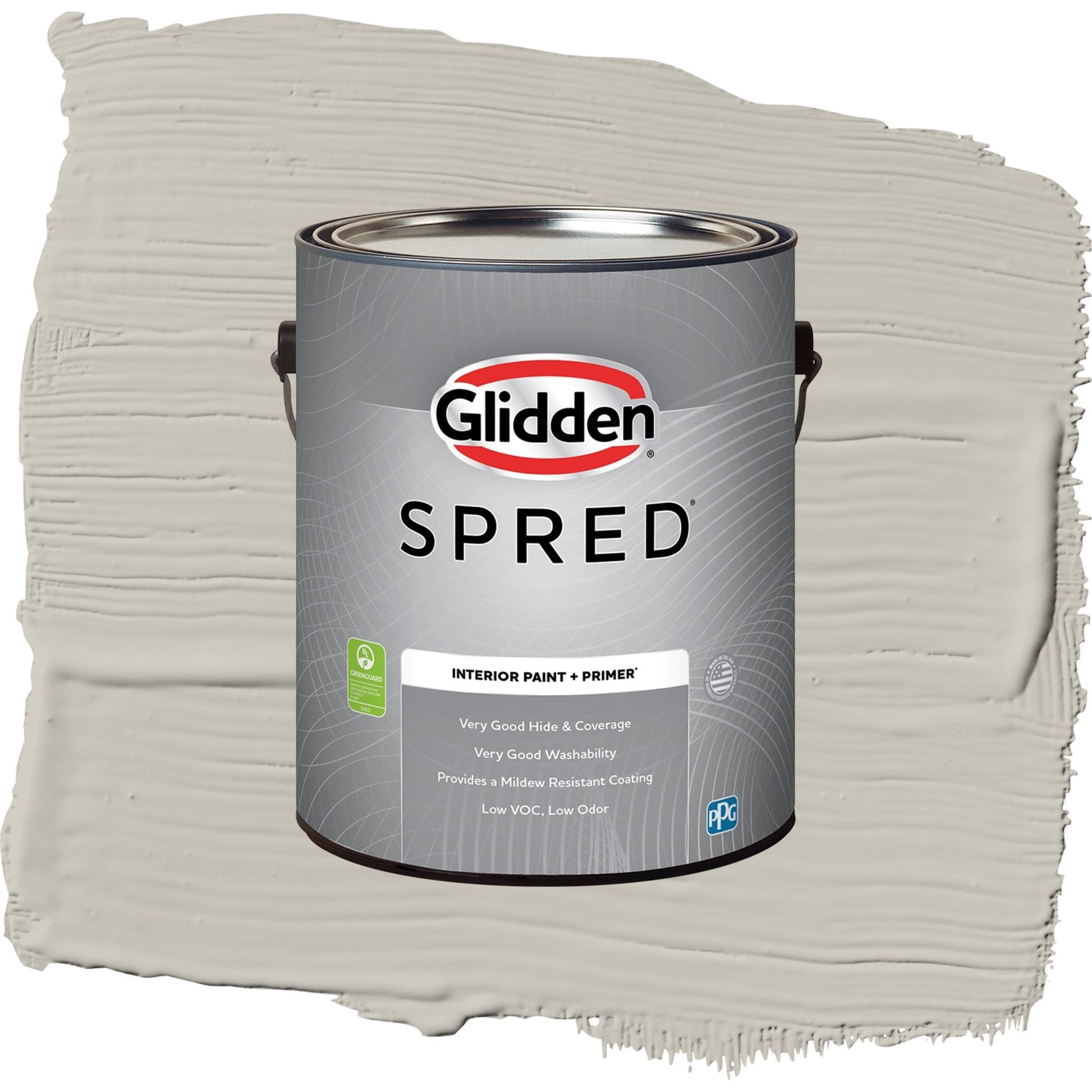 Spred Rabbitâ€™s Ear Interior Paint + Primer Eggshell , 1 Gallon