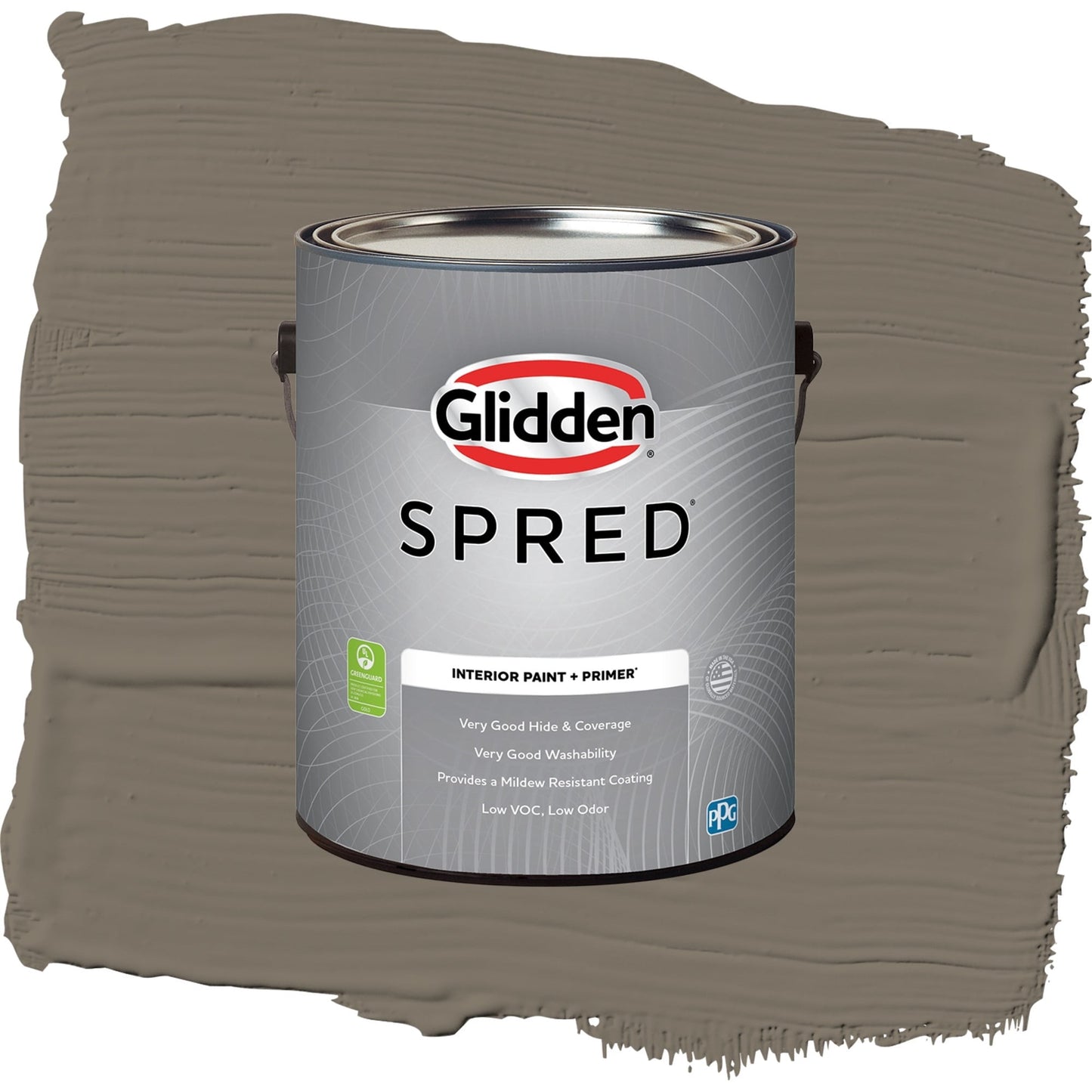 Spred Thunderstruck Interior Paint + Primer Eggshell , 1 Gallon