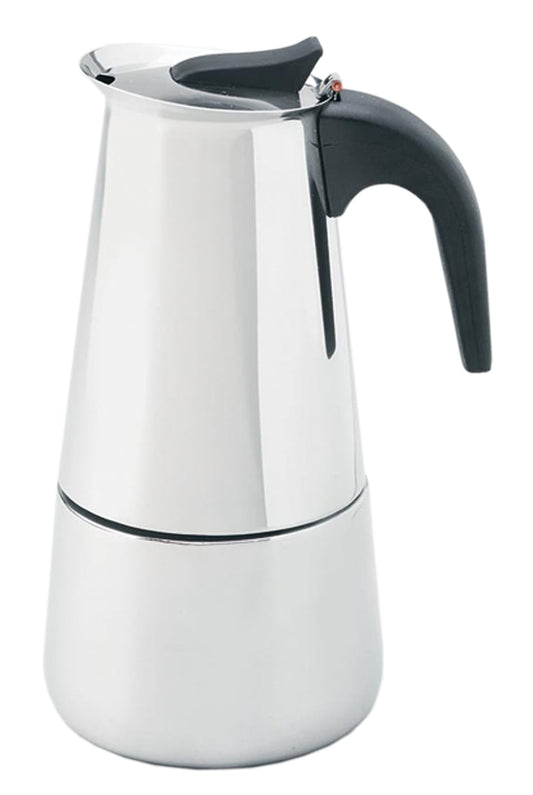 IMUSA Stainless Steel 4-Cup Stovetop Coffeemaker, Gray