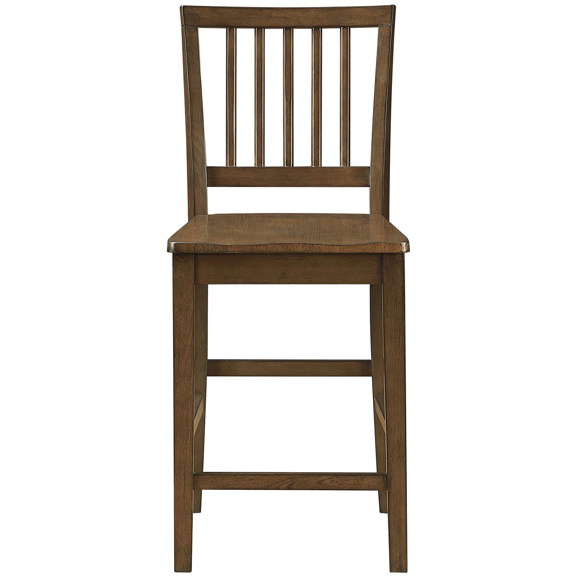 Steve Silver Joplin Transitional Walnut Set of 2 Dining Counter Chair