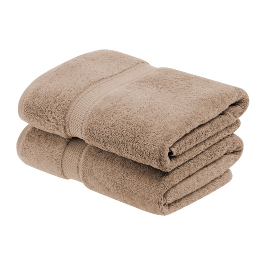 Superior Hymnia Egyptian Cotton Bath Towel Set, Latte
