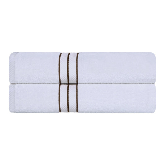 Superior Turkish Cotton Ultra-Plush 2-Piece Latte Bath Towel Set