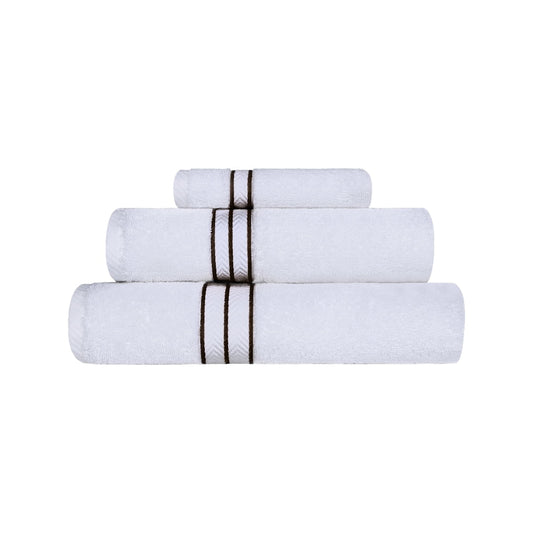 Superior Turkish Cotton Ultra-Plush 3-Piece Chocolate Towel Set
