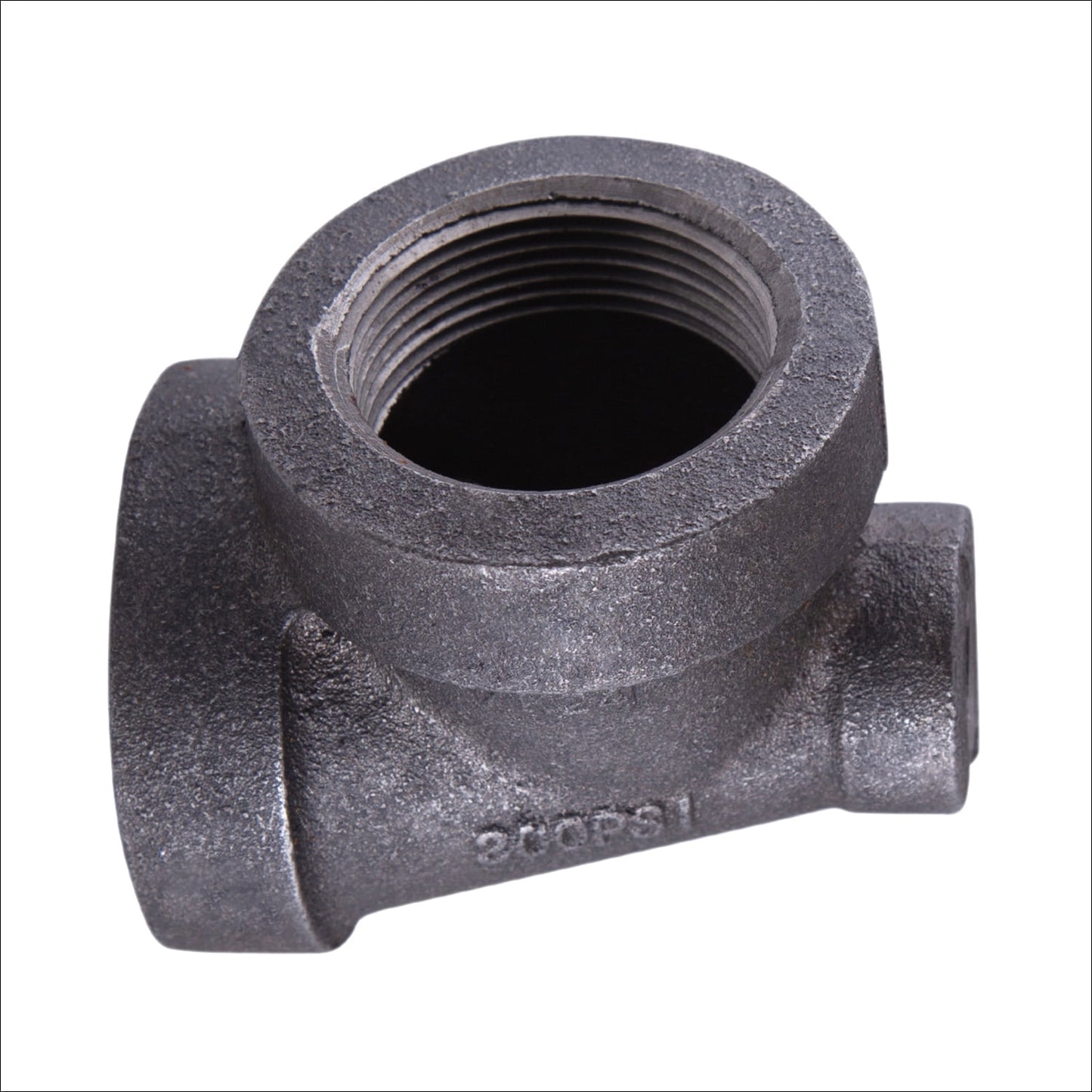 Supply Giant 2" x 3/4" x 2" BLack Pipe Fitting Reducing Tee Cast Iron