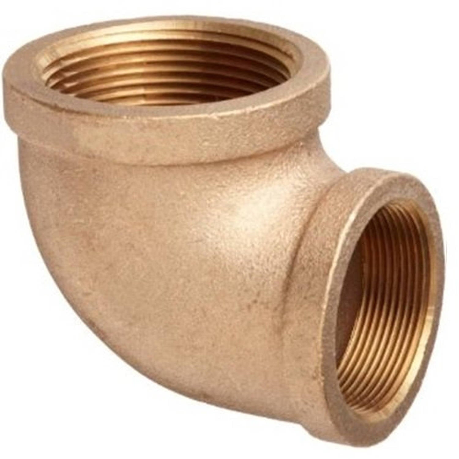 Supply Giant BRRL1124-NL 1-1/2" x 1-1/4" Brass 90-Degree Reducing Elbow, Lead Free