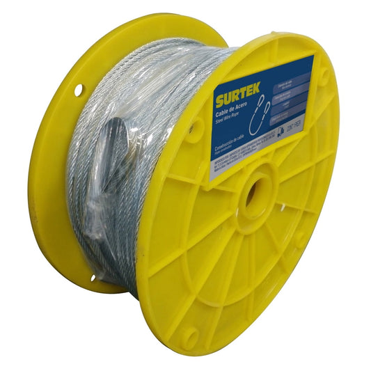 Surtek Steel Wire Rope 7x7 1/8"X75m , CA114