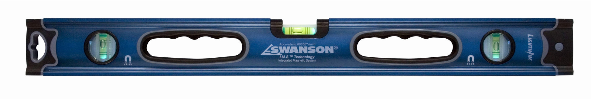 Swanson Tool Co 24" Magnetic LED Lighted Aluminum Pro Grade Box Beam Level Pro Series, Model BLL24M