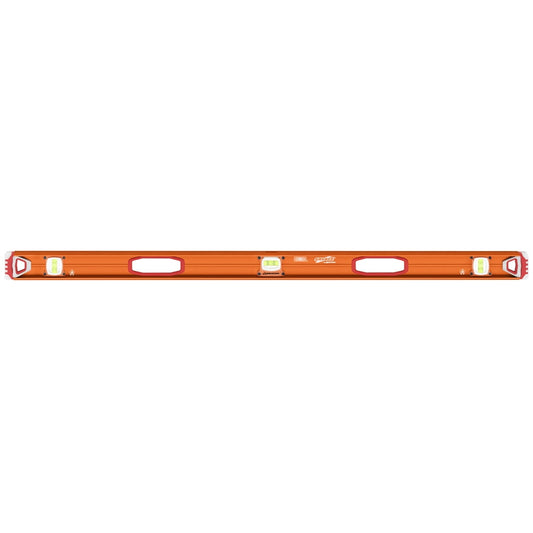 Swanson SAVAGE 48 inch Magnetic I-Beam Level with Gelshock End Caps, Contractor Series Model SVI48M