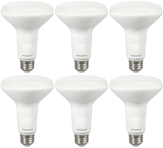 SYLVANIA LED 7.5W (65W Equivalent) Daylight Flood Light Bulbs, BR30, Med Base, Dimmable (6 pack)