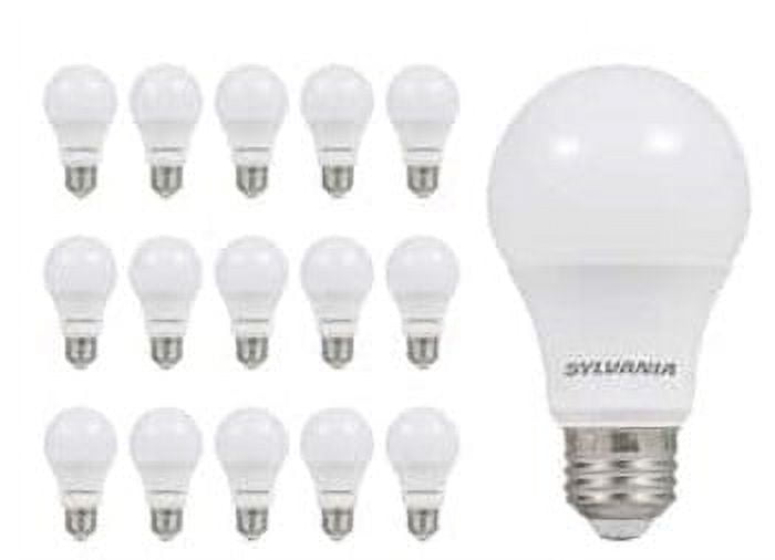 Sylvania Everyday LED Light Bulbs, A19 100-Watt, Daylight, E26, 16 pack - Value Pack