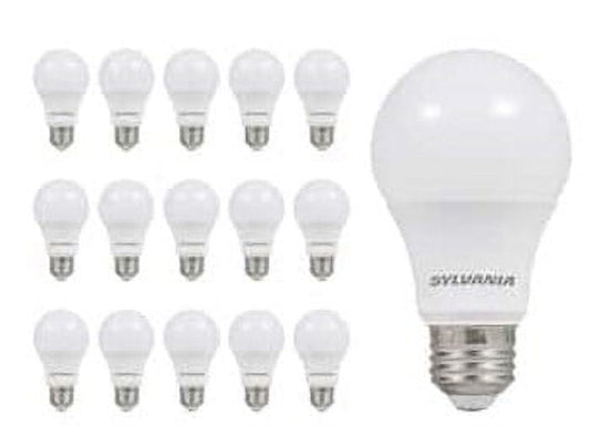 Sylvania Everyday LED Light Bulbs, A19 100-Watt, Daylight, E26, 16 pack - Value Pack