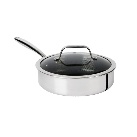 T-fal Ceramic HybridMesh Stainless Steel, 3 Quart SautÃ© Pan