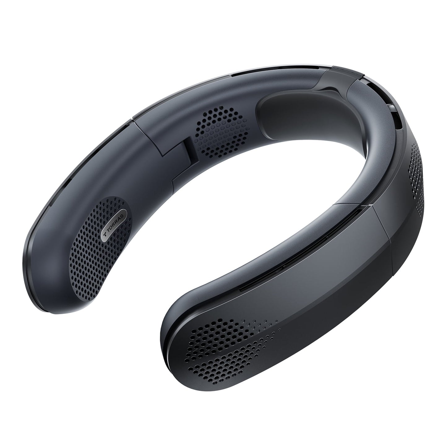 TORRAS Portable Foldable Neck Fan, COOLiTE with 4,000-mAh Battery (Space Black), X00FG2D001