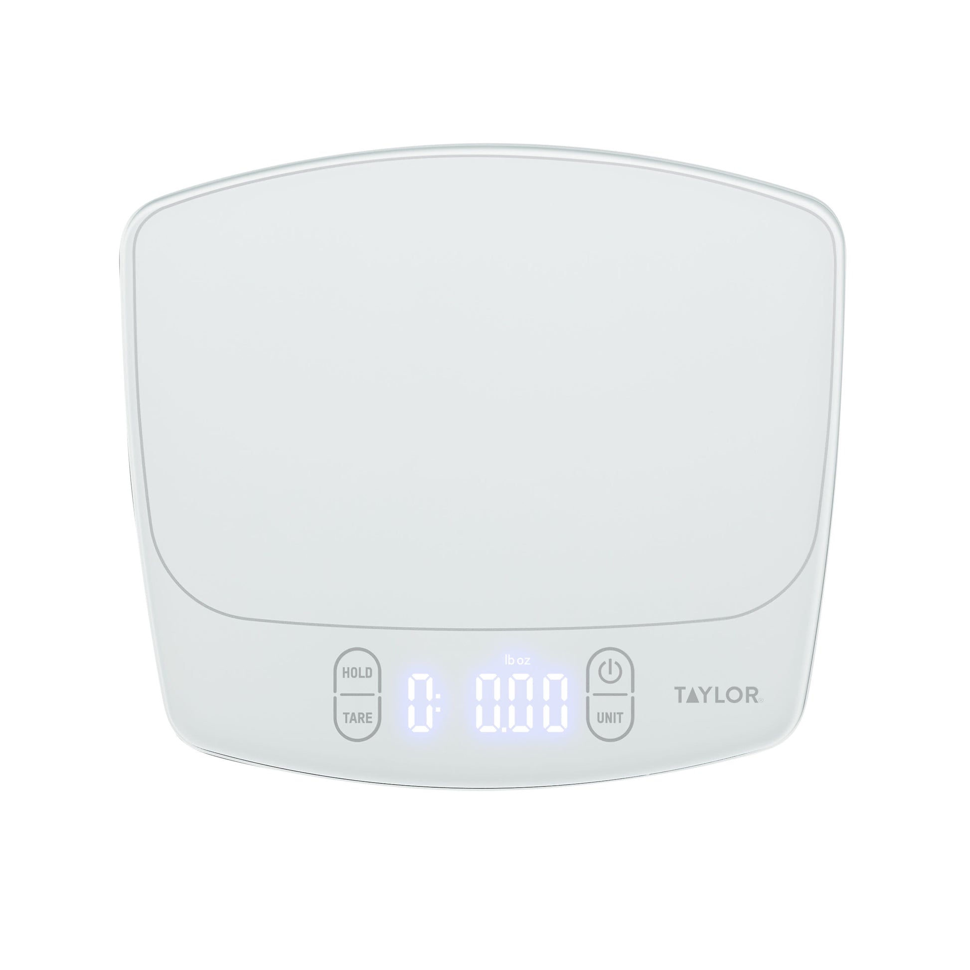 Taylor 11lb Waterproof Digital Kitchen Scale and Food Scale for Baking, Cooking, Meal Prep and Portion Sizing White
