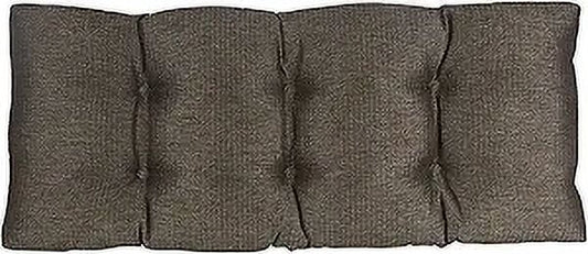 The Gripper Non-Slip Tufted Bench Cushion for Indoor Furniture, Entryway Storage, Bay Window, Corner Nook or Piano Seat, 33 Inches, Chestnut