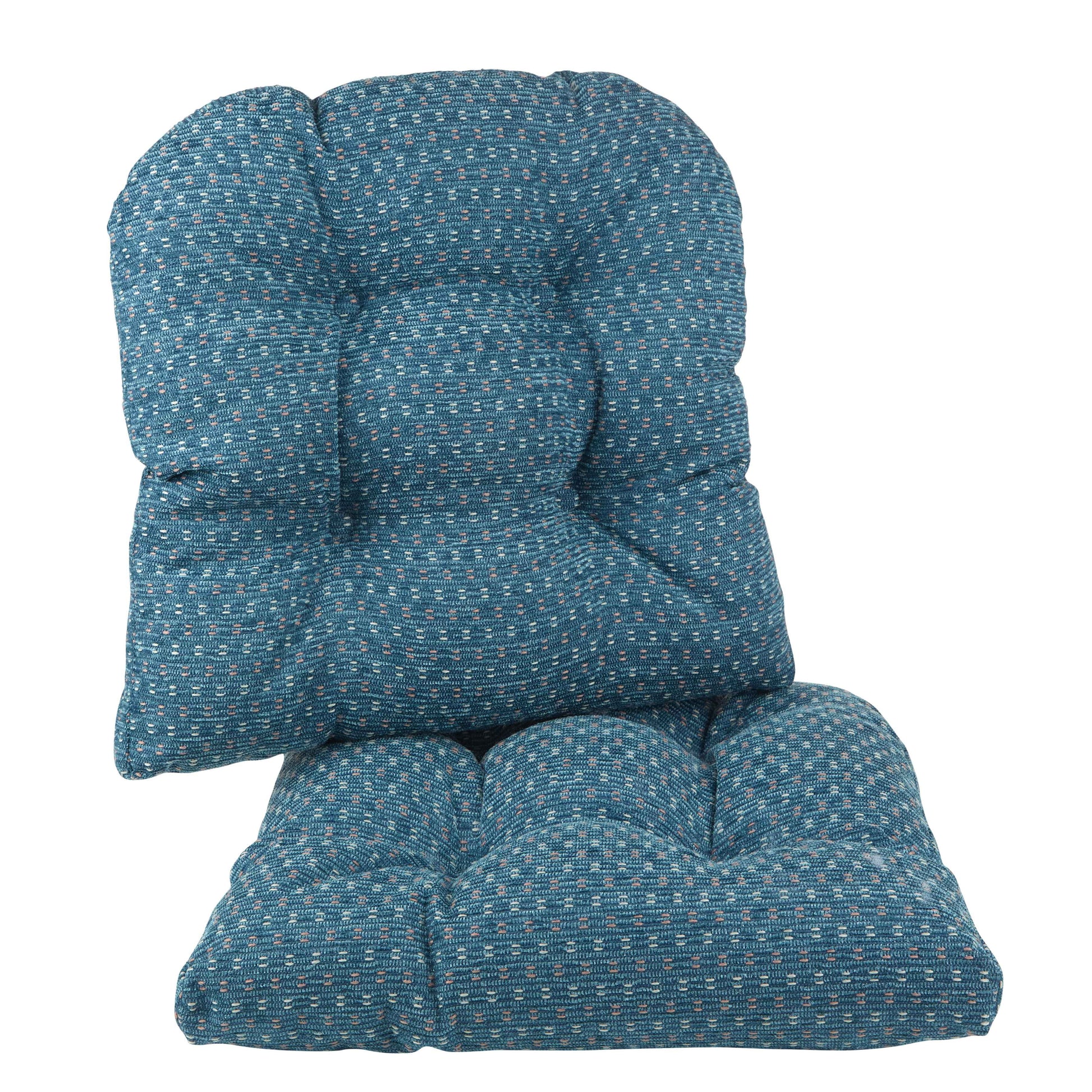 The Gripper Raindrops Universal 15" x 15" Chair Cushions, Set of 2