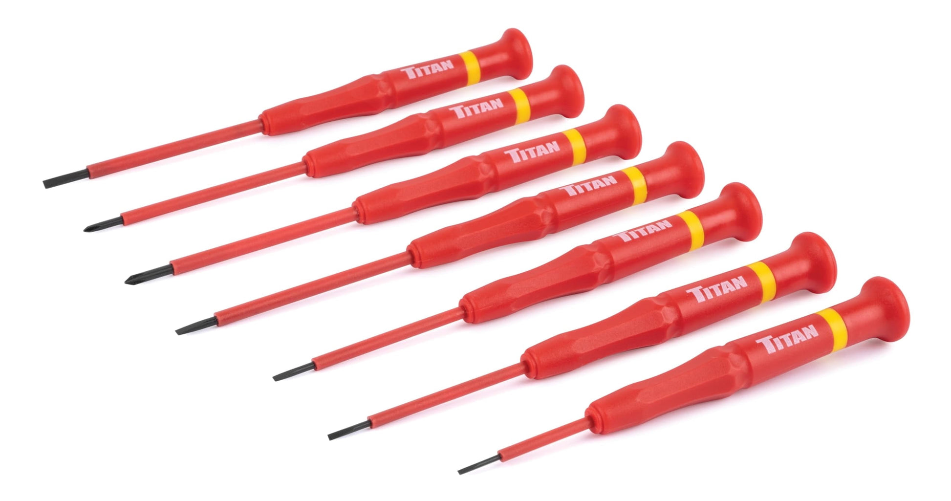 Titan 7 pc. Insulated Precision Screwdriver Set