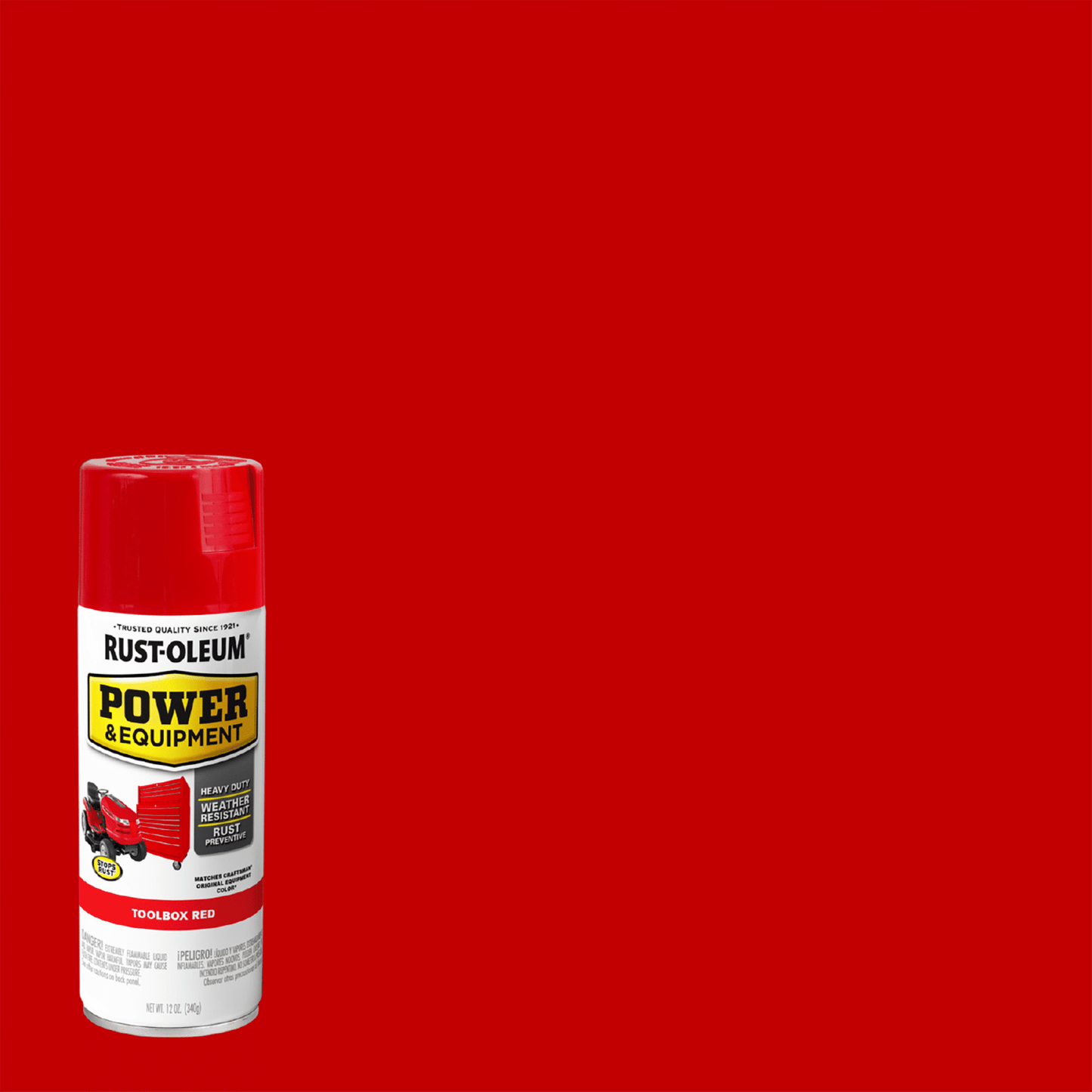 6 Pack, Toolbox Red, Rust-Oleum Specialty Farm & Implement Gloss Spray Paint- 12 oz