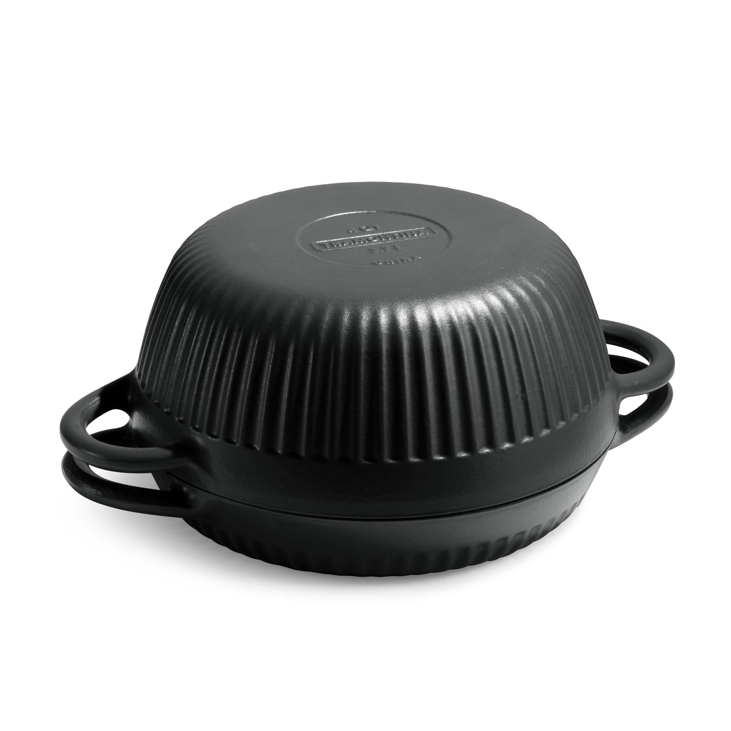Tramontina 4 QT Enameled Cast Iron Dutch Oven for Bread Baking â€“ Multipurpose Bread Oven, Black