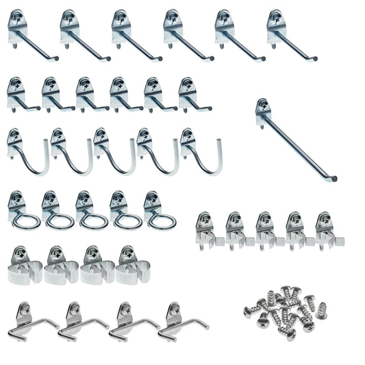Triton ProductsÂ® 36-Piece Steel Pegboard Hook Assortment Kit