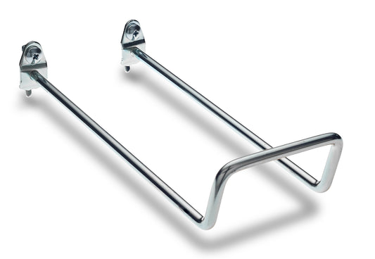 Triton Products 8-inch Double Closed Loop Steel Pegboard Hook, 30-Degree Bend, 5pk