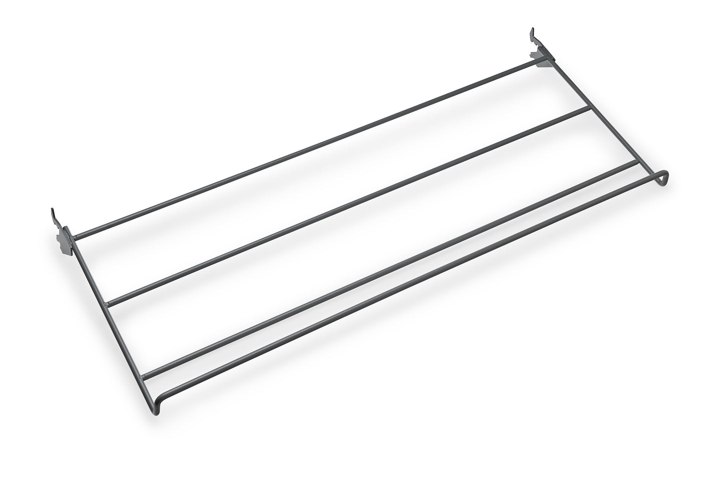 Triton ProductsÂ® Heavy Duty Shoe and Boot Rack, Steel, Gray