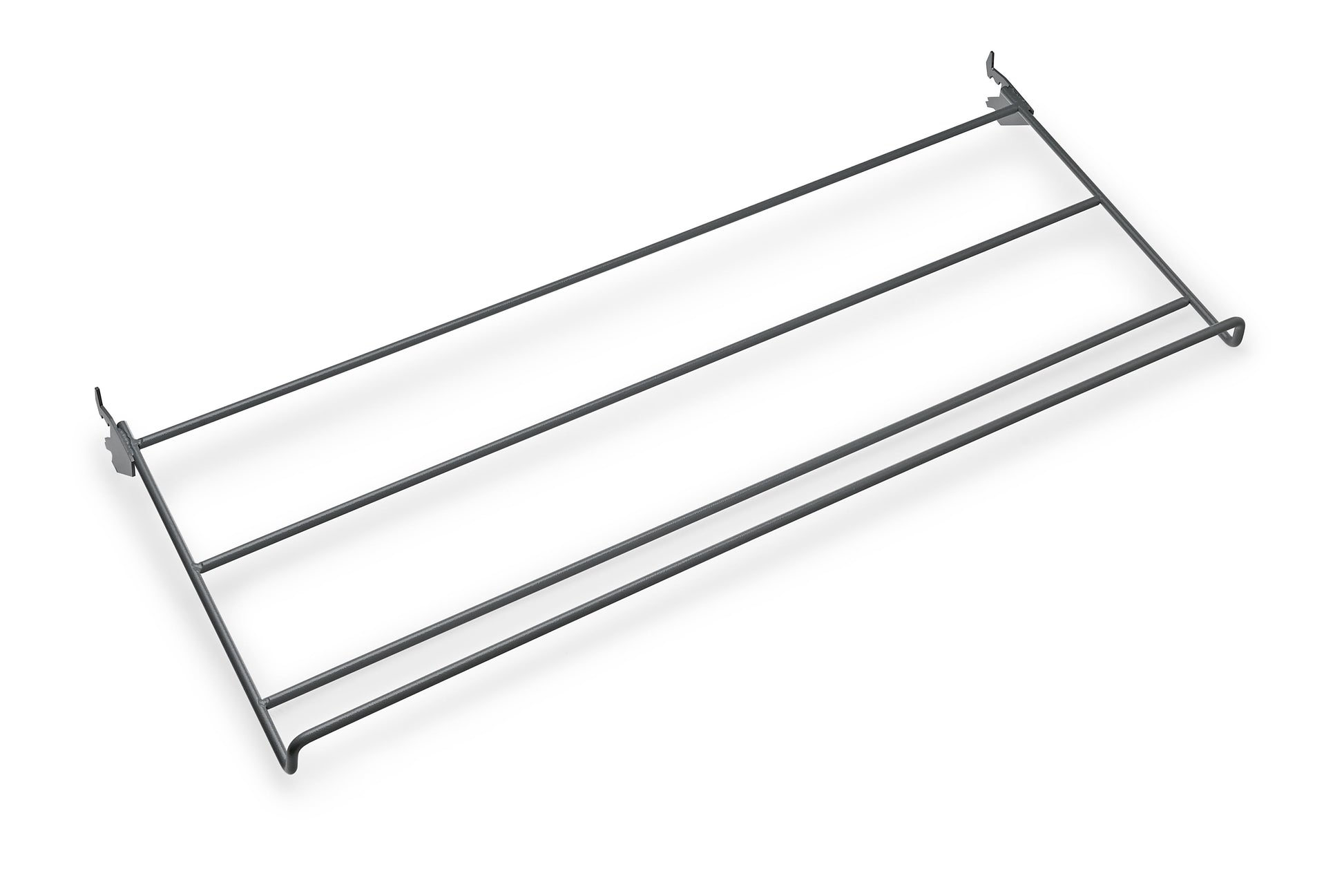 Triton ProductsÂ® Heavy Duty Shoe and Boot Rack, Steel, Gray