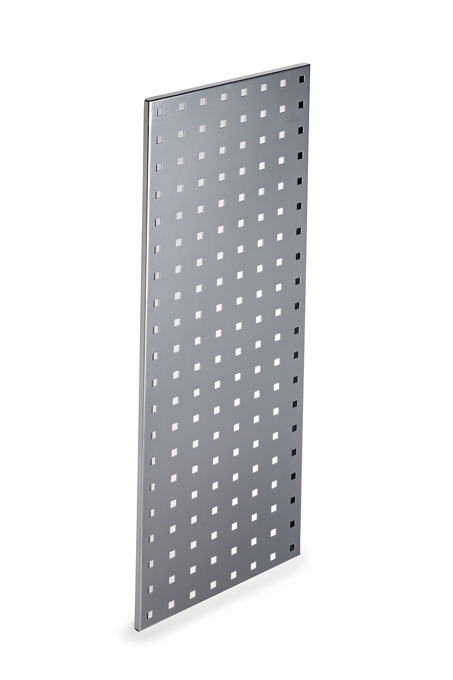Triton ProductsÂ® LocBoard (1) 18"W x 4.5"H Epoxy, 18 Gauge Steel Square Hole Pegboard Strip