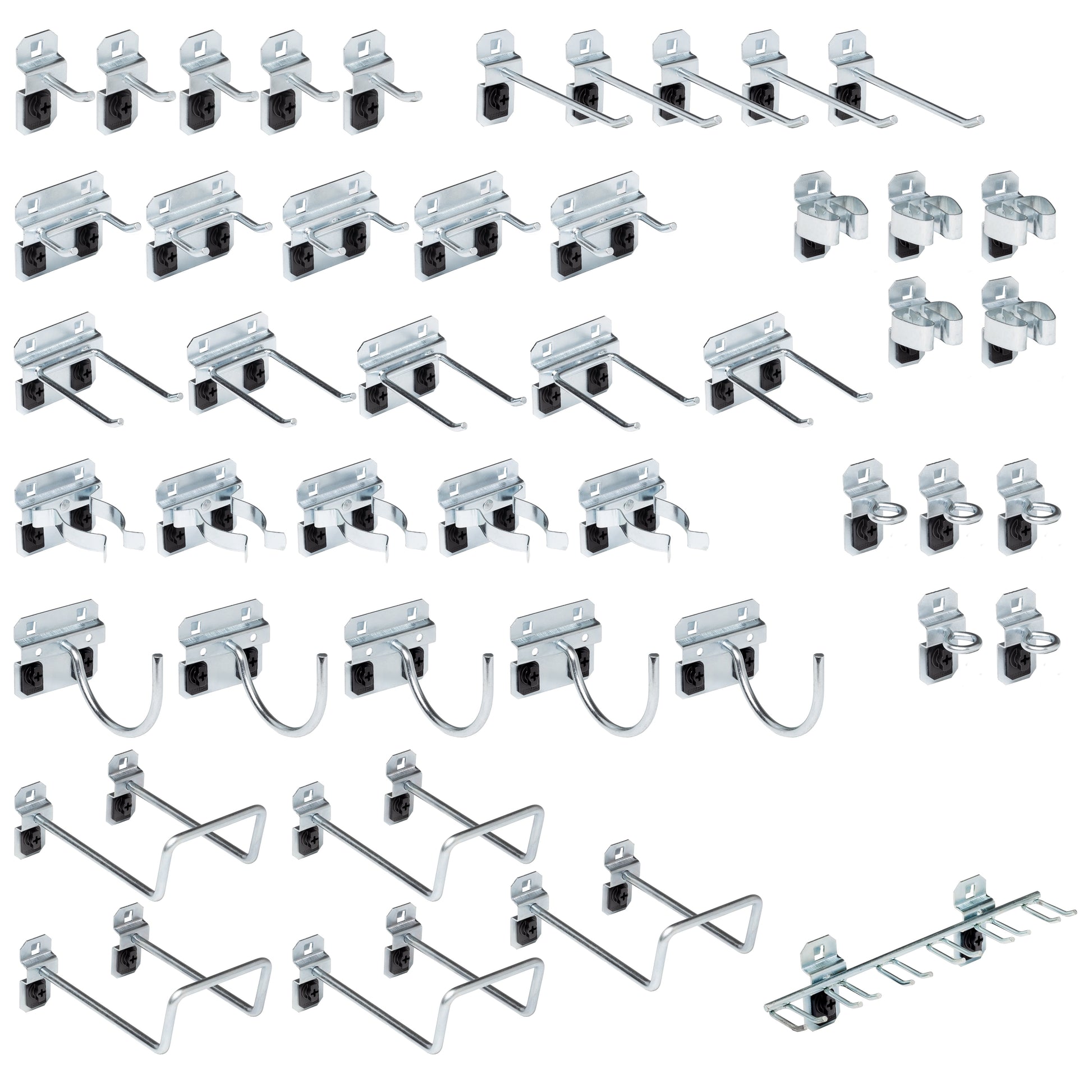 Triton ProductsÂ® LocHook 46-Piece Zinc Plated Steel Hook Assortment for LocBoard