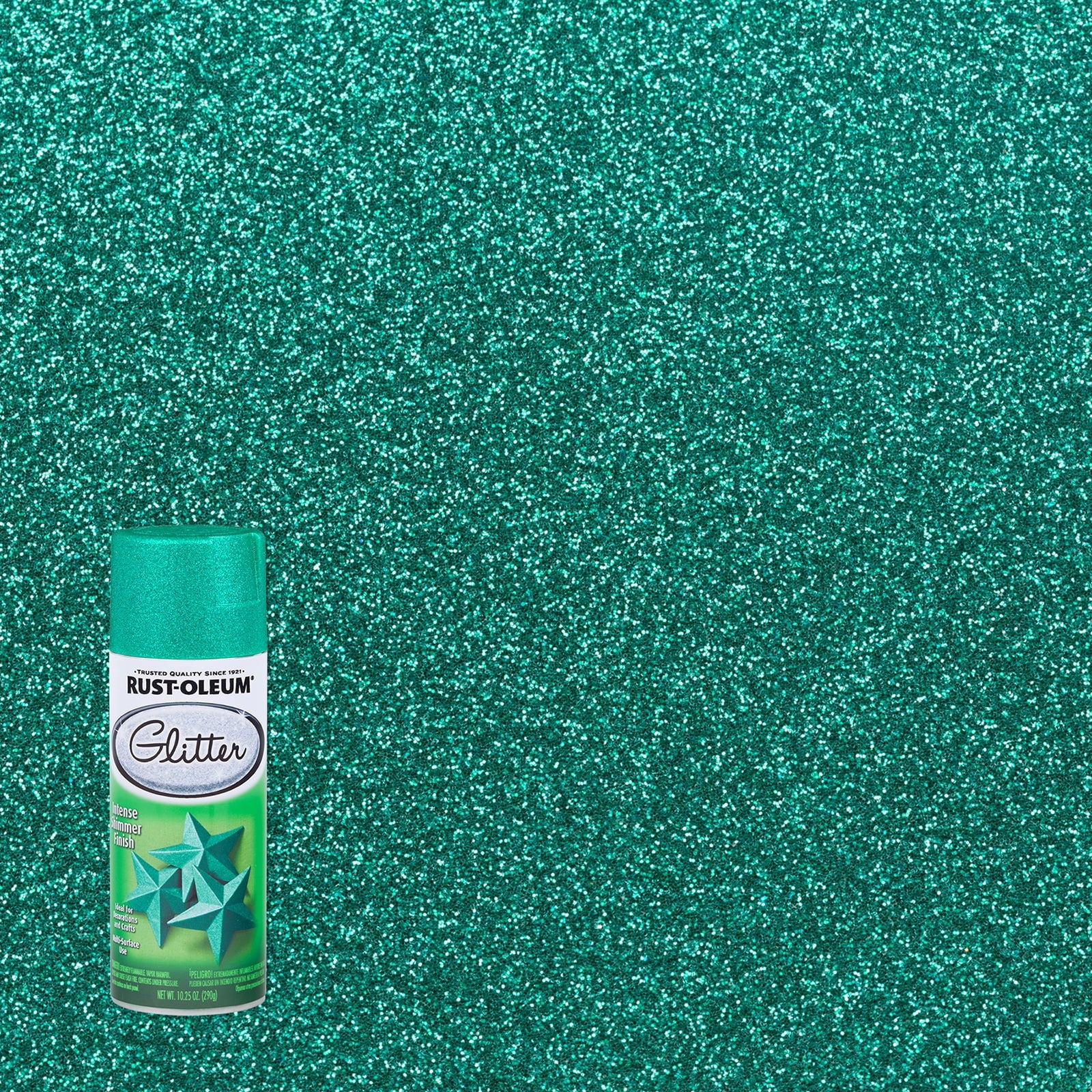 6 Pack, Turquoise, Rust-Oleum Specialty Glitter Spray Paint- 10.25