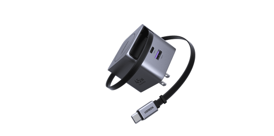 UGREEN Nexode Pro - Retractable Series 45W 2C1A GaN Fast Charger