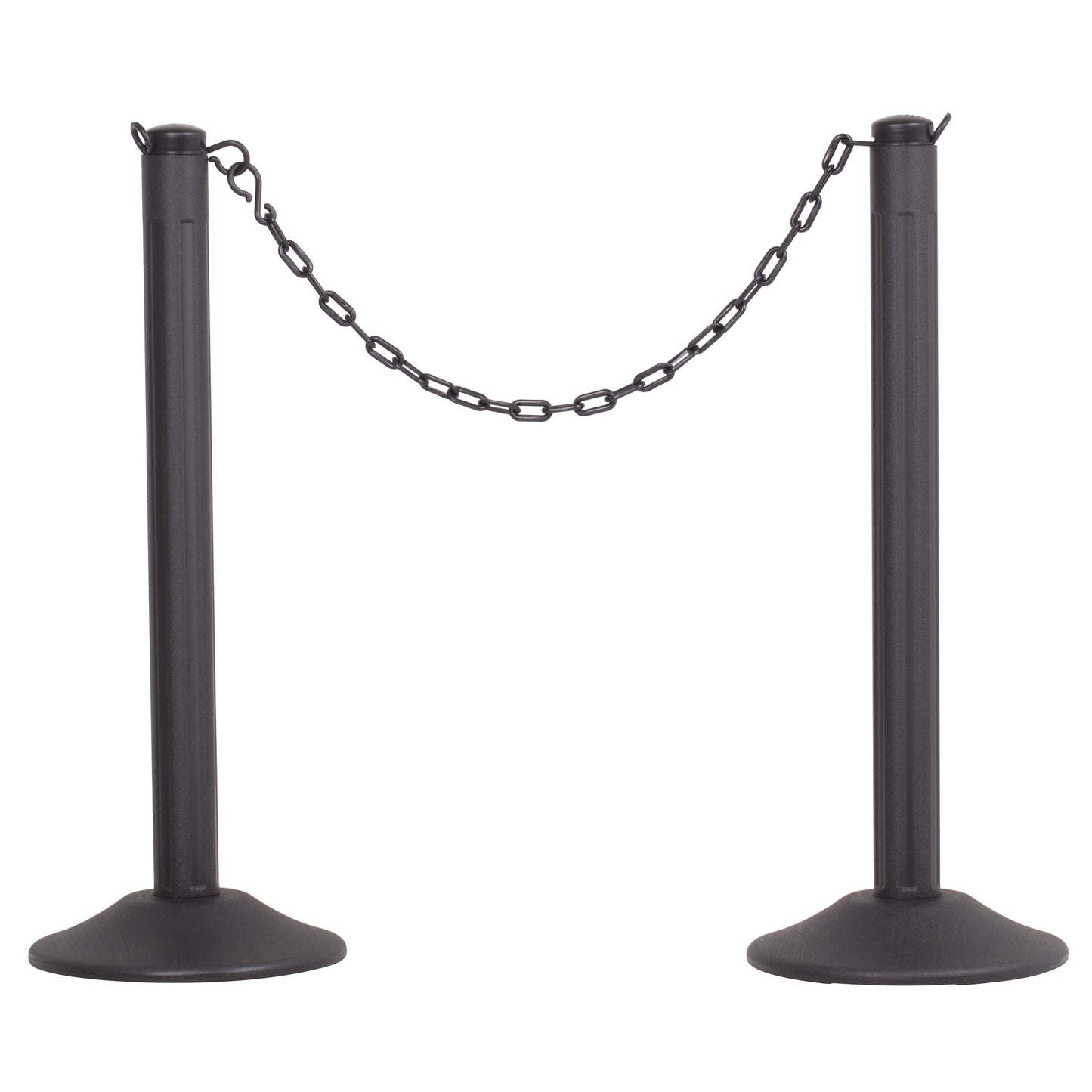 US Weight ChainBoss Outdoor/Indoor Stanchion with 10' of Plastic Chain â€“ Fillable Base