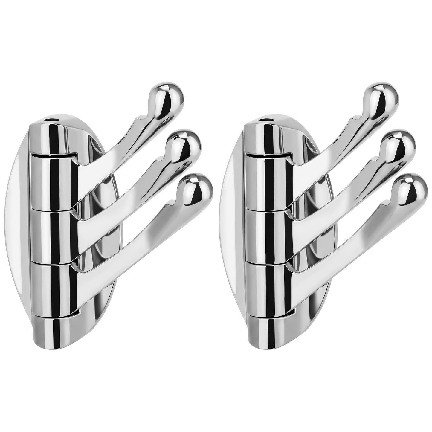 Unique Bargains 2Pcs Utility Hooks Metal Durable Hooks Silver