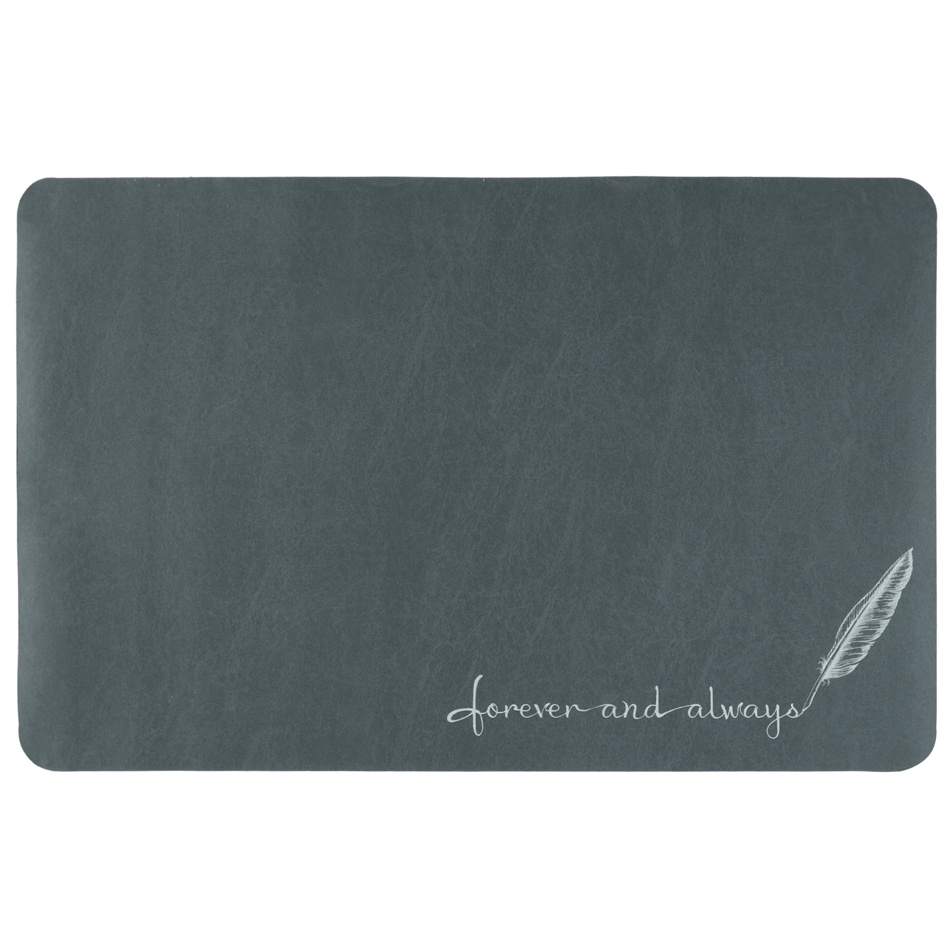 Unique Bargains Absorbent Bath Mat Non-Slip Floor Rug for Bathroom Kitchen Shower Sink Navy Blue Feather-3 20"x32"