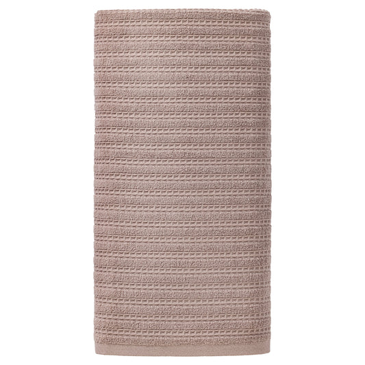 Unique Bargains Cotton Waffle Soft Absorbent Bath Towels Grey 55" x 28"
