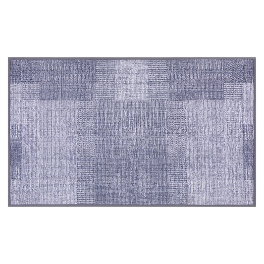 Unique Bargains Luxury Bath Floor Mats Soft Absorbent Bath Rugs Quick Dry Grey 20" x 32"