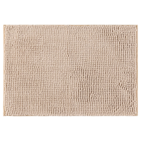 Unique Bargains Plush Fluffy Non-Slip Microfiber Quick Dry Bathroom Mat Dark Blue 16"x24"
