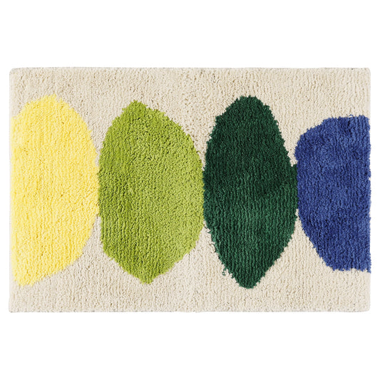 Unique Bargains Tapete de ImpresiÃ³n Antideslizante de Felpa Suave de Secado RÃ¡pido para Hoja de Piso de BaÃ±o 16 "X 24"
