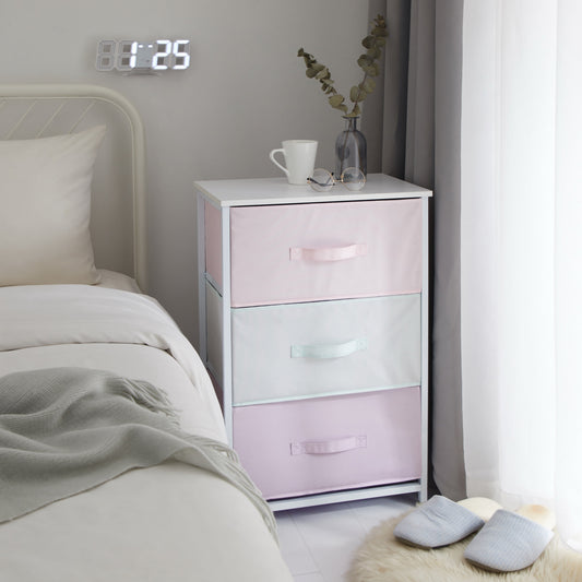 Urban Shop 3 Tier Storage Cart, Multi, 3 Drawers