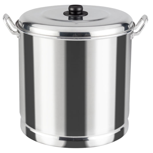 Vasconia Aluminum 27.5 Quart Steamer Pot with Steamer Tray and Lid
