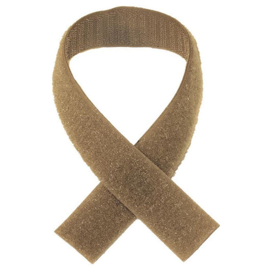 Velcro 5/8" 2-sided hook/loop, 25 yard dispenser box, tan
