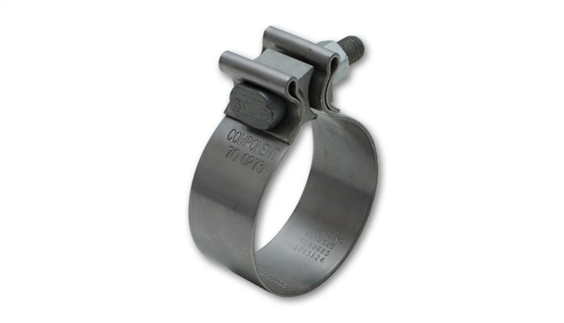 Vibrant Performance 1166 VIB1166 STAINLESS STEEL SEAL CLAMP FOR 2.5IN O.D. TUBING (1.25IN WIDE BAND)