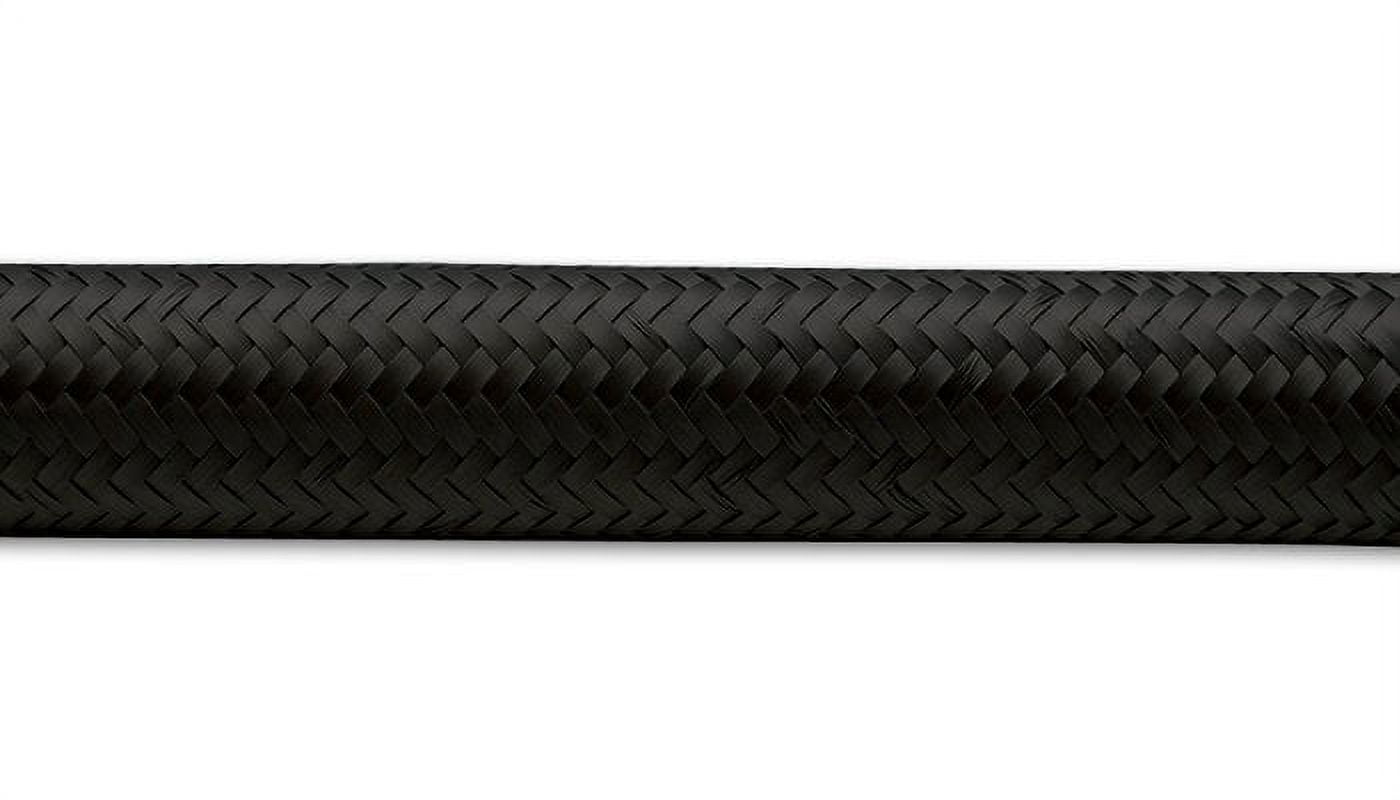 Vibrant Performance 11964 VIB11964 10FT ROLL OF BLACK NYLON BRAIDED FLEX HOSE; AN SIZE: -4; HOSE ID: 0.22IN