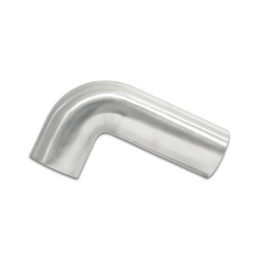 Vibrant Performance 3.5in Tubing 90 Degree Bend Aluminum Brushed