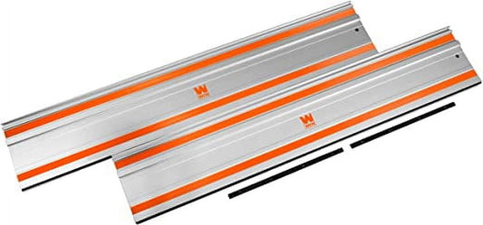 WEN 110-Inch Track Saw Track Guide Rail and Adapters