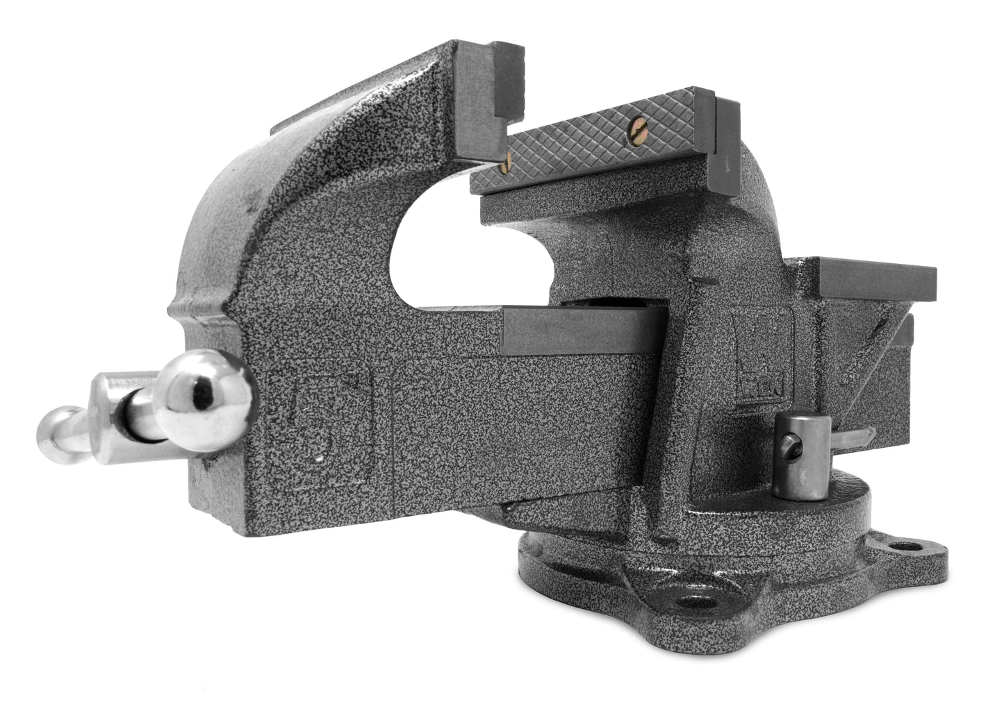 WEN Products 5-Inch Heavy Duty Cast Iron Bench Vise with Swivel Base