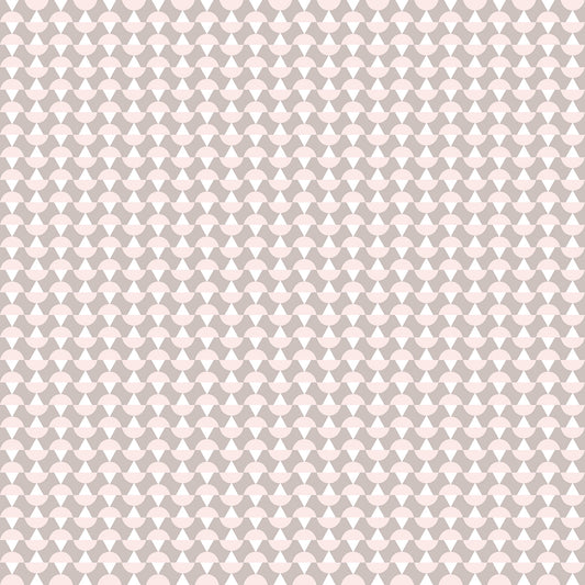 Wall Vision Arne Blush Geometric Wallpaper, 21-in by 33-ft, 57.75 sq. ft.