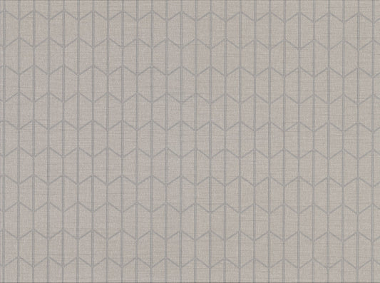 Warner Textures Gauntlet Grey Geometric Wallpaper, 27-in by 27-ft, 60.8 sq. ft